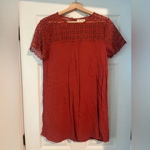 Dark orange/red dress from Francesca’s! Size small!